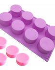 Buy Online 8 Cavities Round Circle Shape Mould (PUR1015-21) in India - Purenso Select