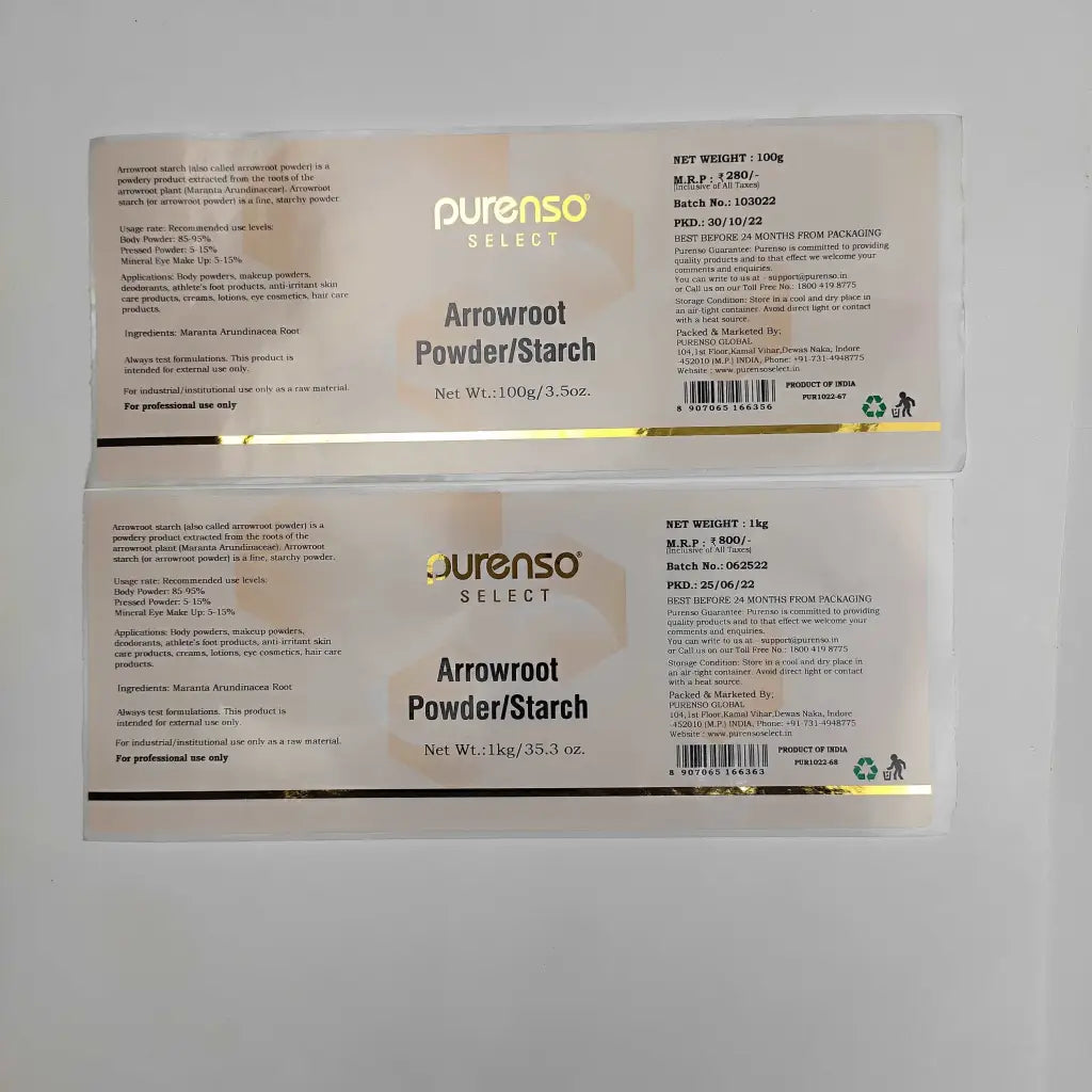 Buy Online Arrowroot Powder/ Starch in India - Purenso Select