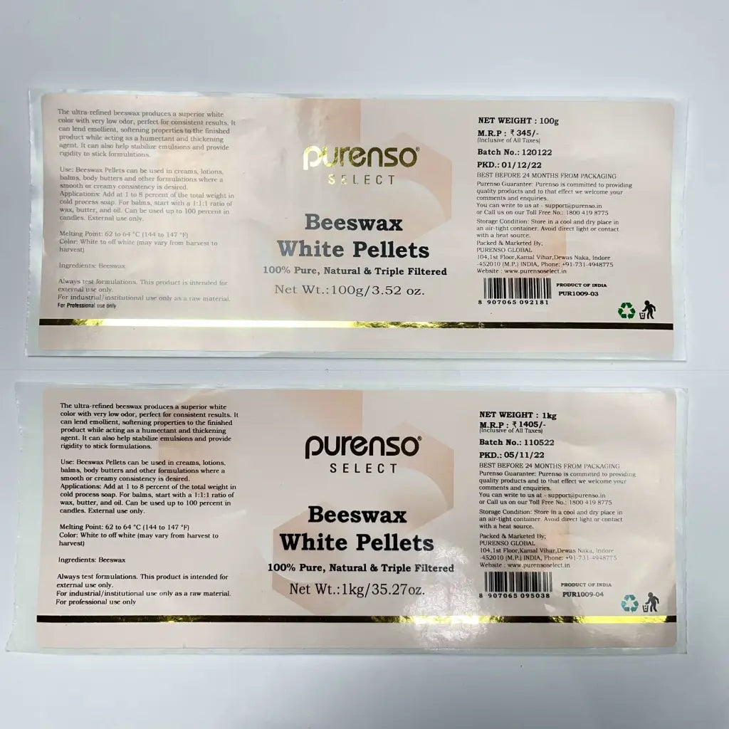 Buy Online Beeswax Pellets - White in India - Purenso Select