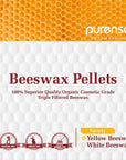 Beeswax Pellets - White - PurensoSelect
