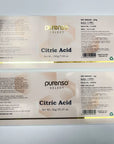 Buy Online Citric Acid Powder in India - Purenso Select
