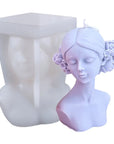 Buy Online Closed Eye Women Face Shape Silicone Mould (PUR1015-66) in India - Purenso Select