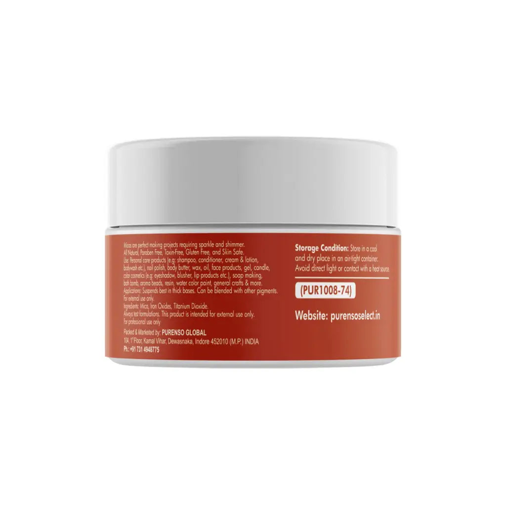 Buy Online Copper Rose Mica Powder in India - Purenso Select