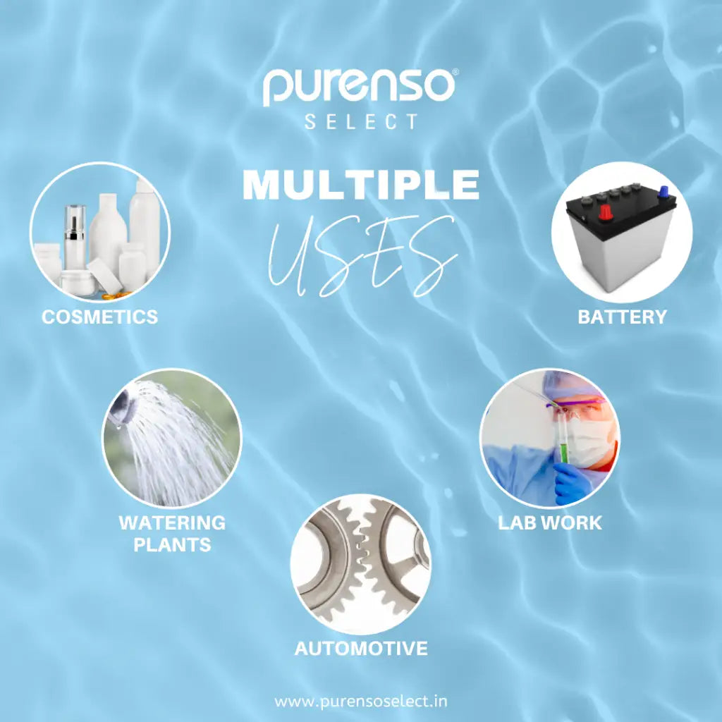 Buy Online Distilled Water in India - Purenso Select