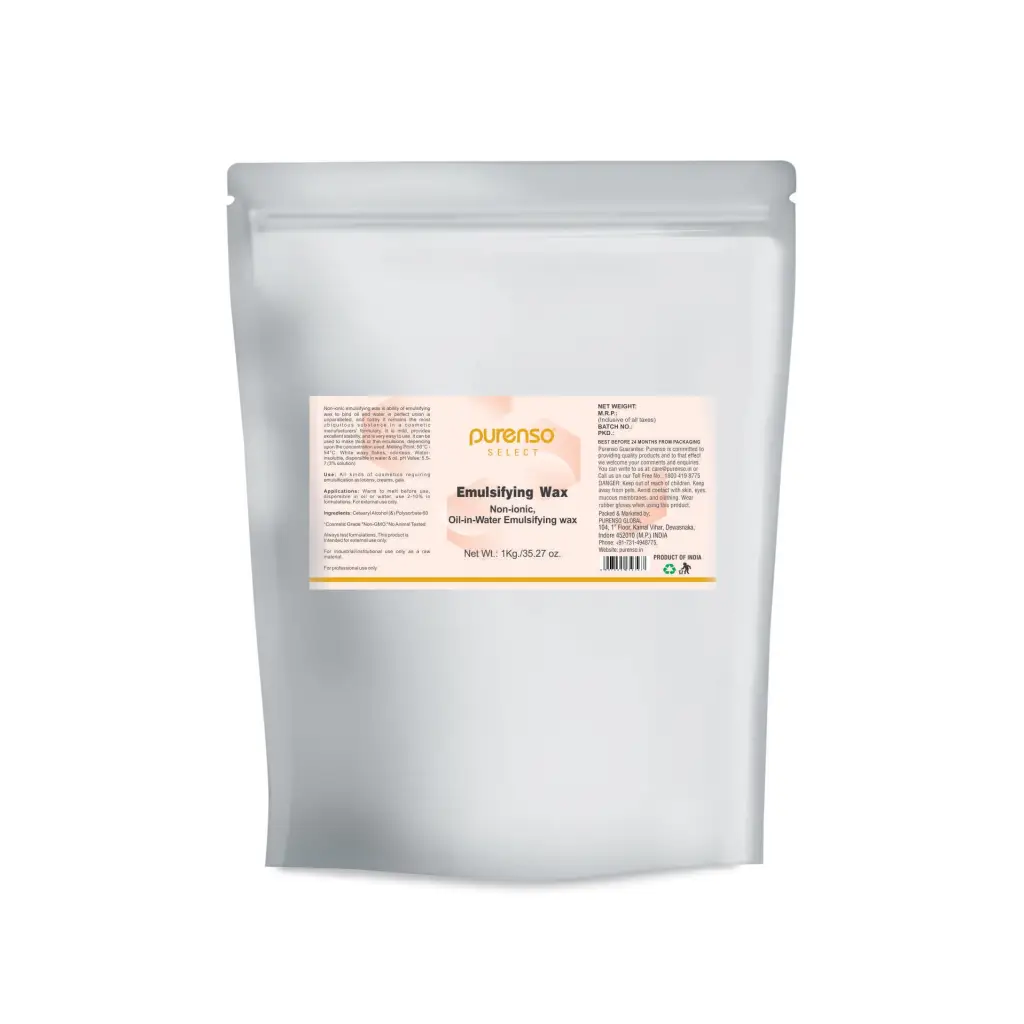 Buy Online Emulsifying Wax NF (E Wax) in India - Purenso Select