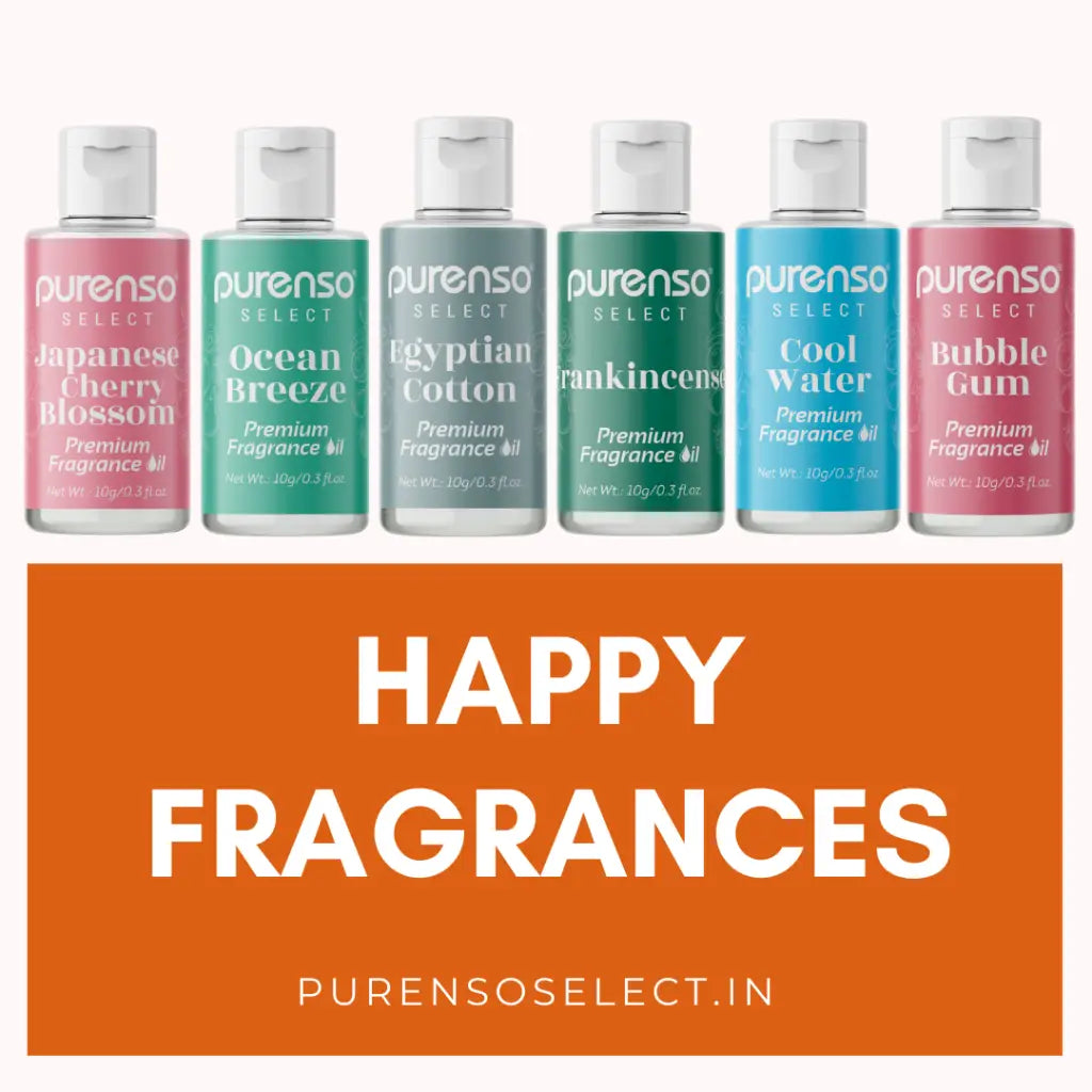 Buy Online Fragrance Oil Collection - Happy in India - Purenso Select