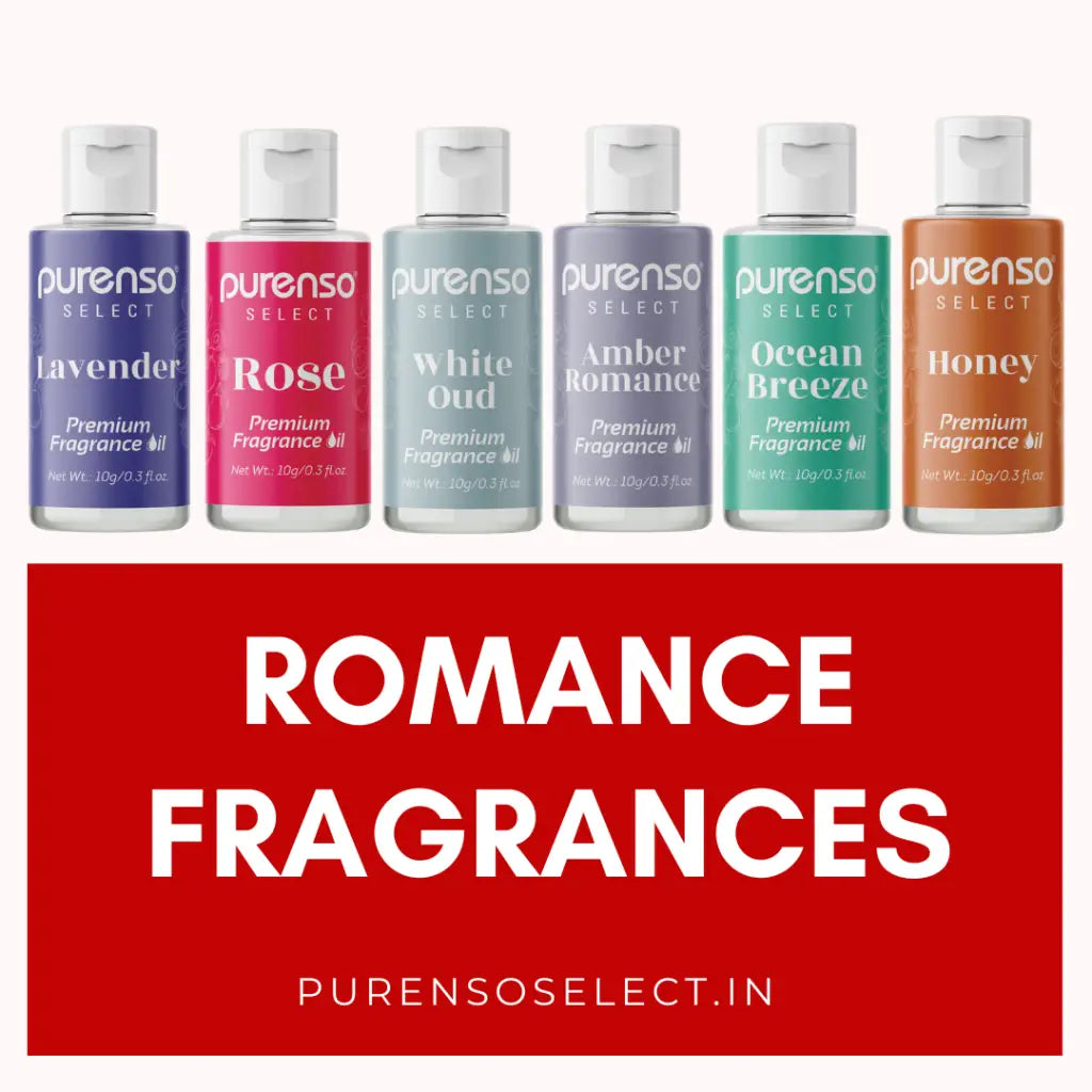 Buy Online Fragrance Oil Collection - Romance in India - Purenso Select