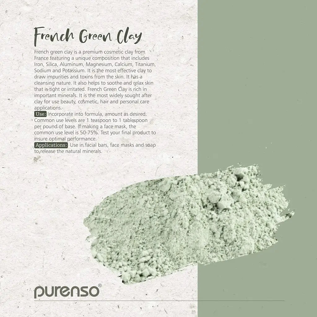 French Green Clay Powder - PurensoSelect