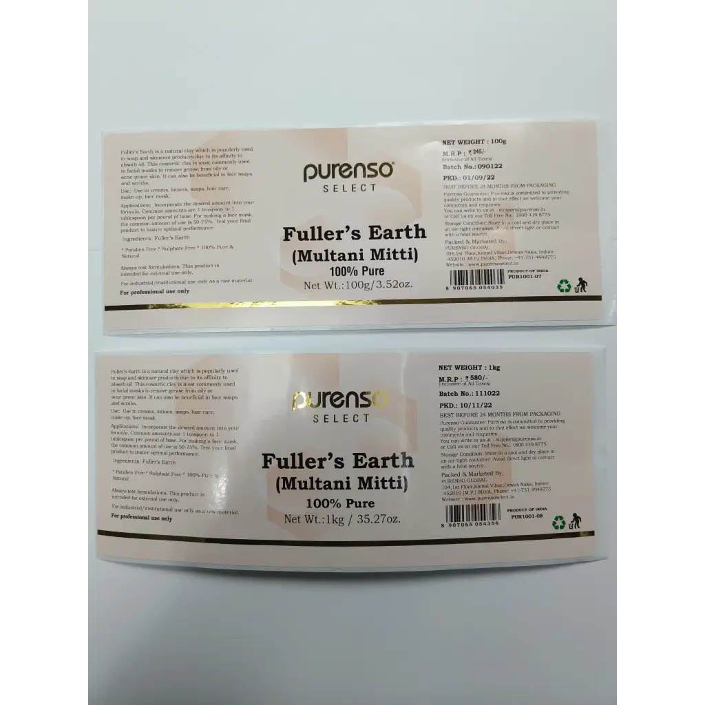 Buy Online Fullers Earth (Multani Matti) in India - Purenso Select