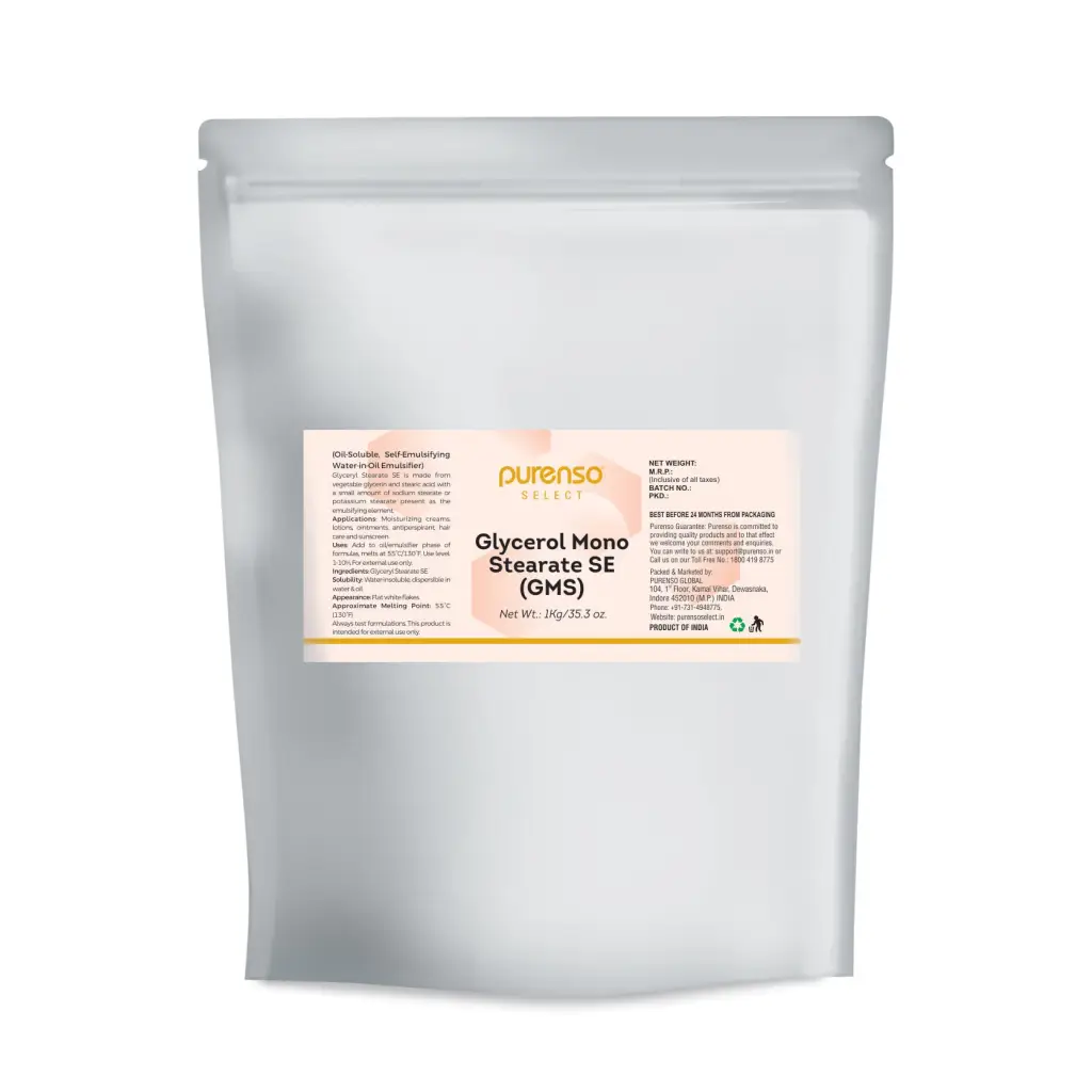 Buy Online Glycerol Mono Stearate SE (GMS) in India - Purenso Select