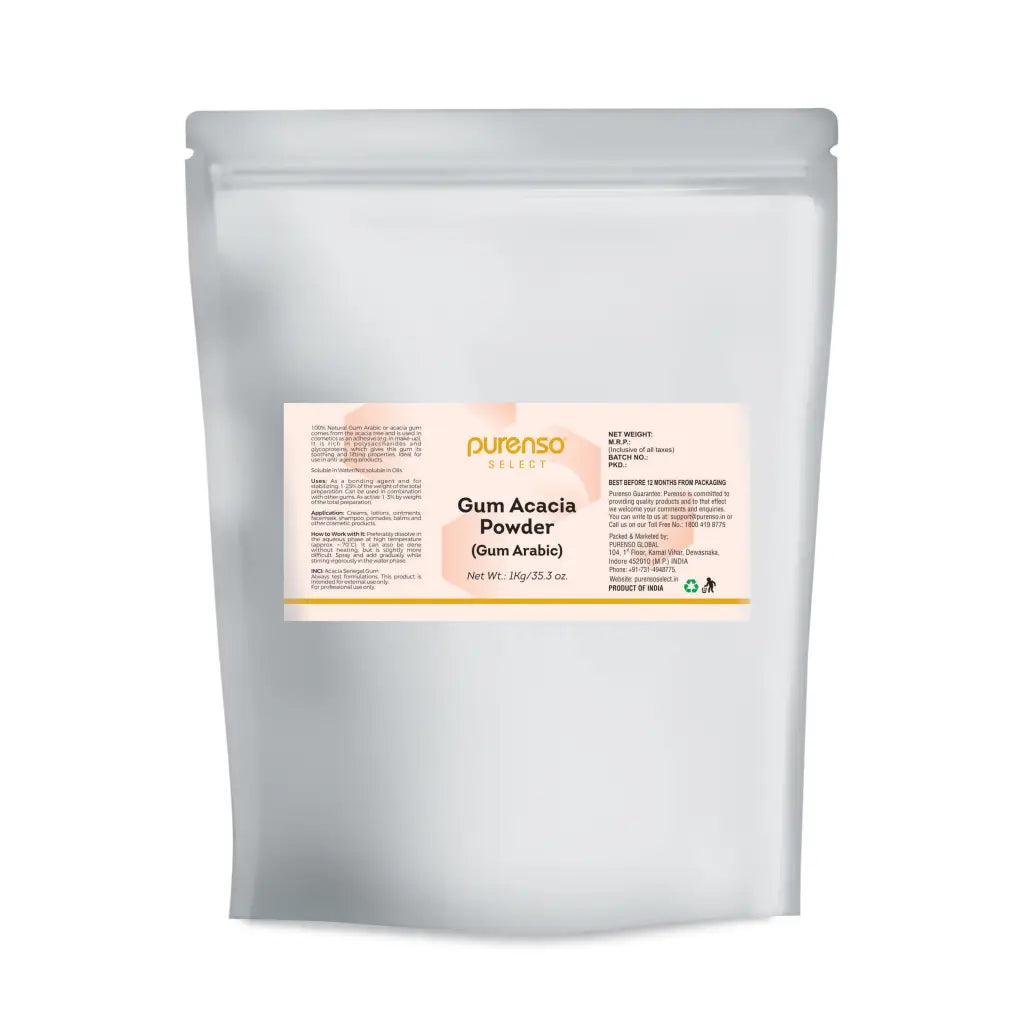 Gum Acacia / Gum Arabic (Powder) - 1Kg - Emulsifiers