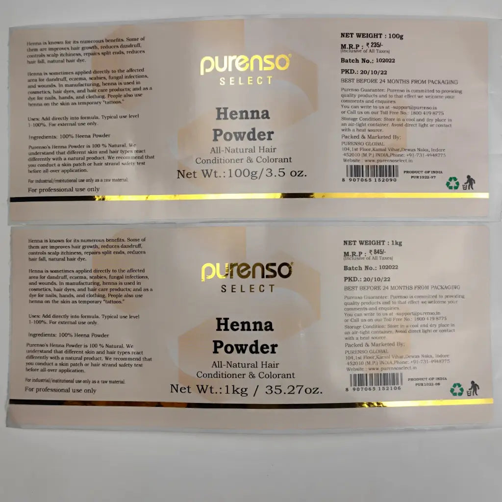 Buy Online Heena / Henna Powder in India - Purenso Select