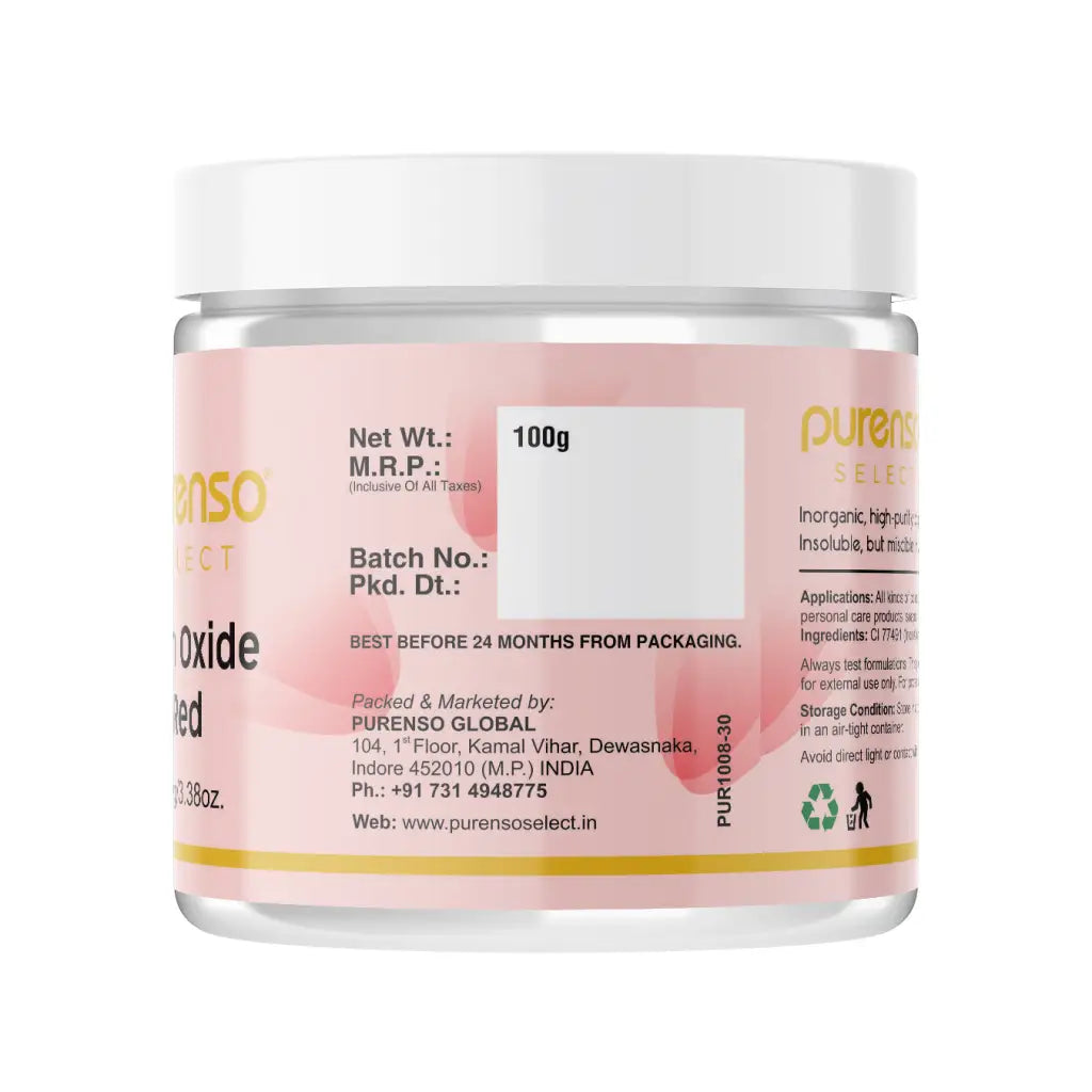 Buy Online Iron Oxide Red in India - Purenso Select