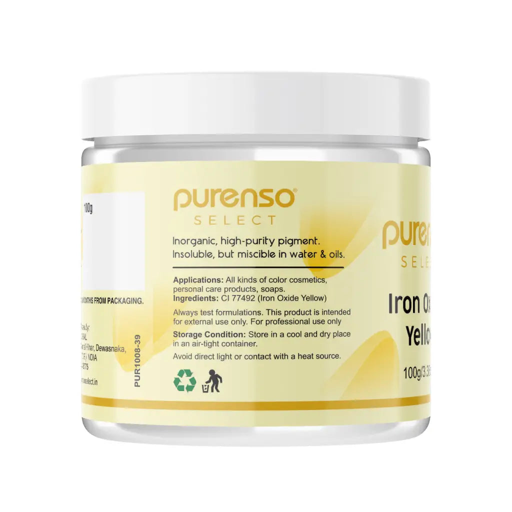 Buy Online Iron Oxide Yellow in India - Purenso Select