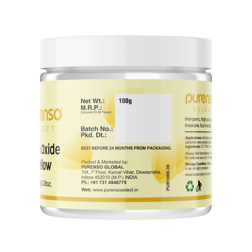 Buy Online Iron Oxide Yellow in India - Purenso Select