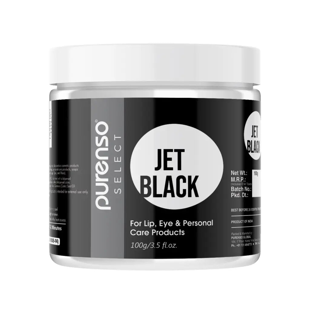 Jet Black (For Lip Eye & Personal Care Products) - 100g -