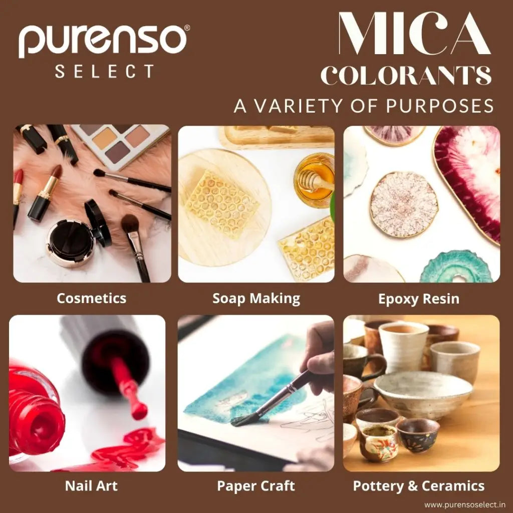 Buy Online Lavender Mica Powder in India - Purenso Select