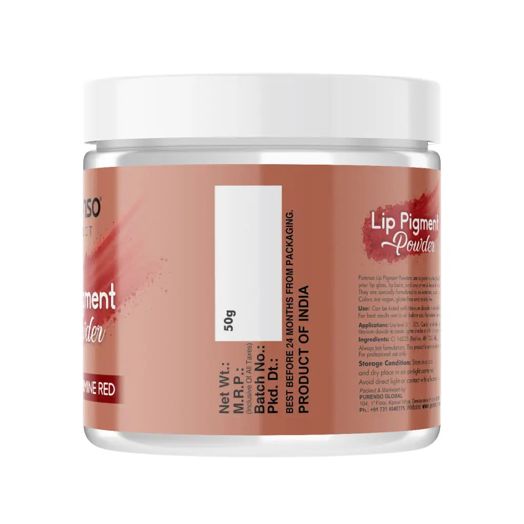 Buy Online Lip Pigment Powder - Carmine Red in India - Purenso Select