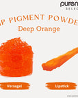 Buy Online Lip Pigment Powder - Deep Orange in India - Purenso Select