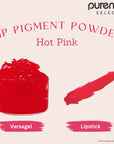 Buy Online Lip Pigment Powder - Hot Pink in India - Purenso Select