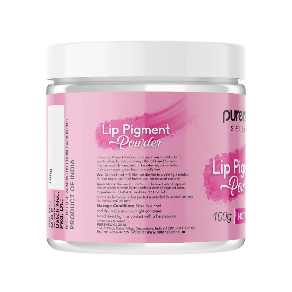 Buy Online Lip Pigment Powder - Hot Pink in India - Purenso Select