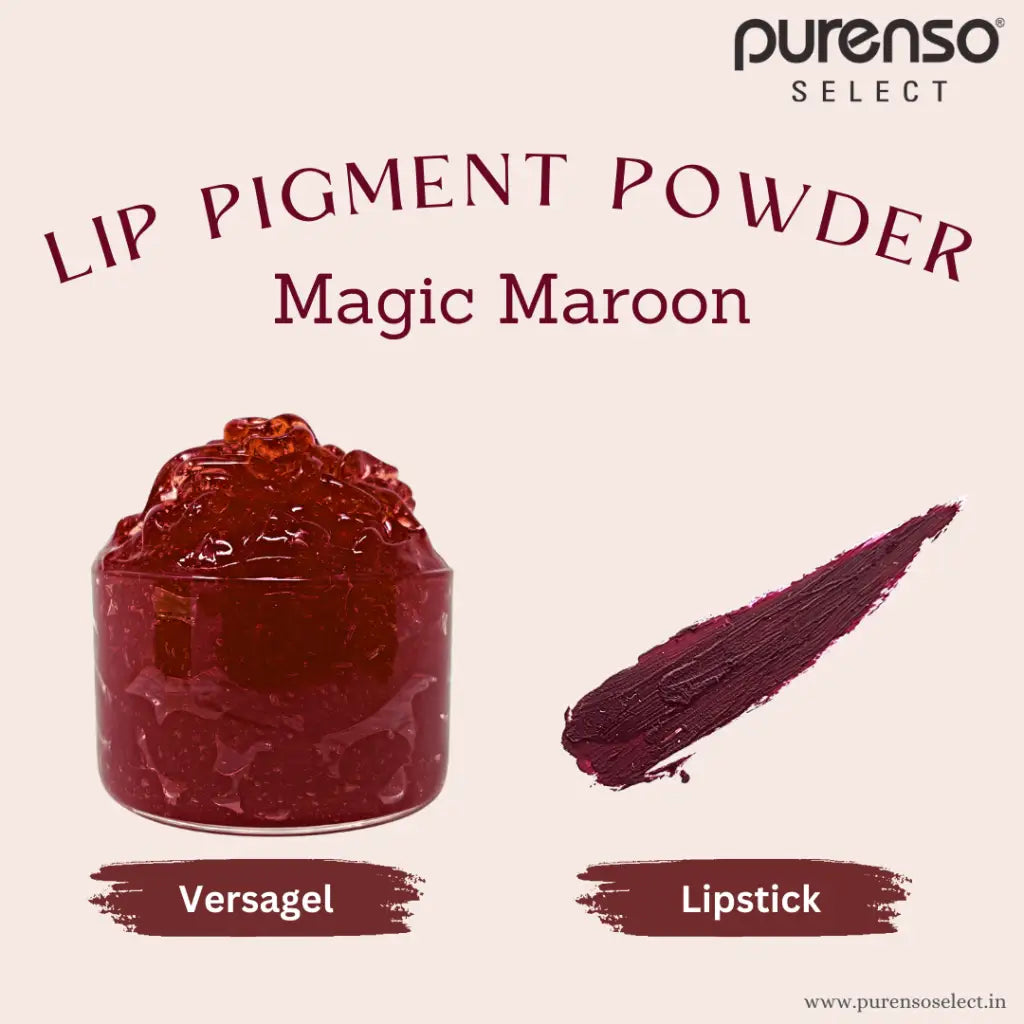 Buy Online Lip Pigment Powder - Magic Maroon in India - Purenso Select