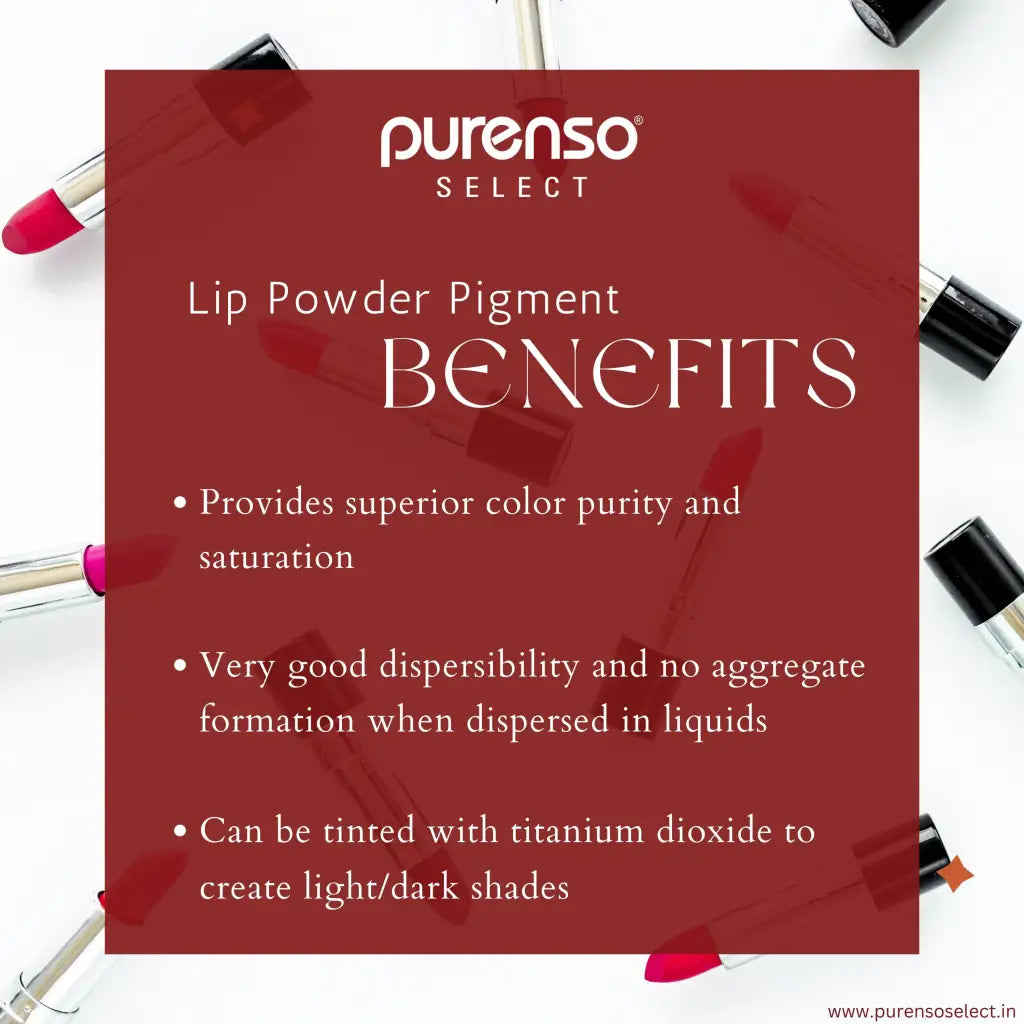 Buy Online Lip Pigment Powder - Magic Maroon in India - Purenso Select