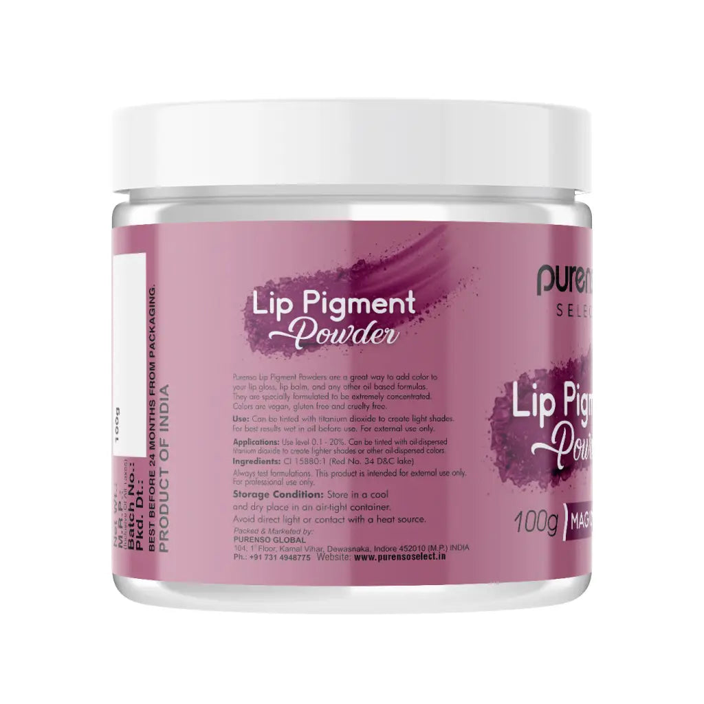 Buy Online Lip Pigment Powder - Magic Maroon in India - Purenso Select