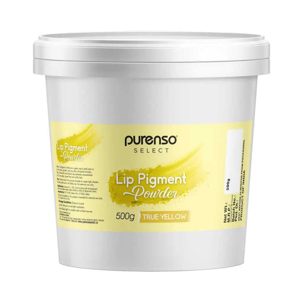 Buy Online Lip Pigment Powder - True Yellow in India - Purenso Select