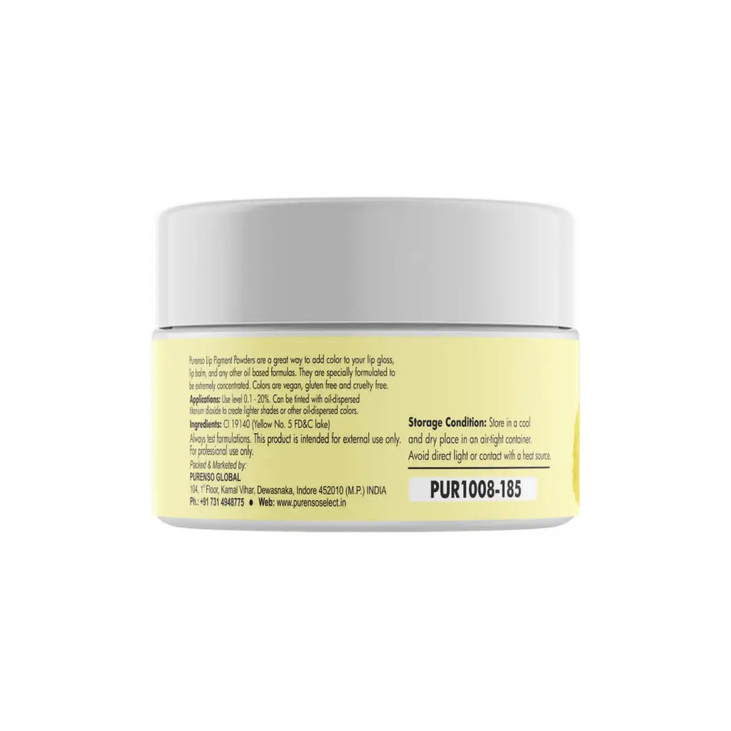 Buy Online Lip Pigment Powder - True Yellow in India - Purenso Select