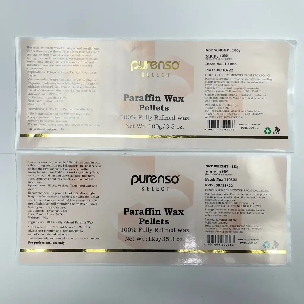 Buy Online Paraffin Wax - Fully Refined (Candle Making) in India - Purenso Select