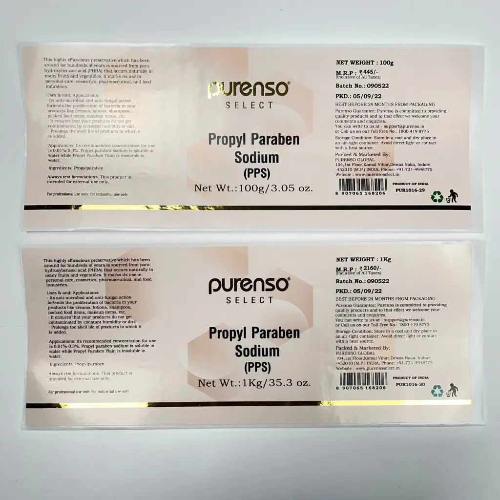 Propyl Paraben Sodium (PPS) - Preservatives & Stabilizers