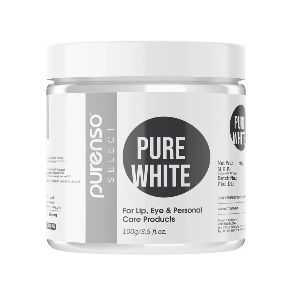 Buy Online Pure White (For Lip, Eye & Personal Care Products) in India - Purenso Select