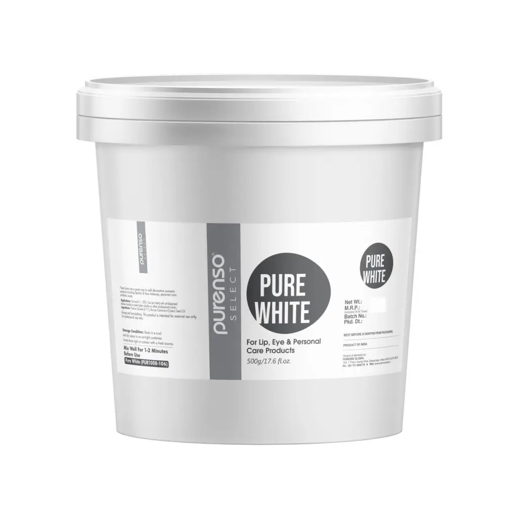 Buy Online Pure White (For Lip, Eye & Personal Care Products) in India - Purenso Select