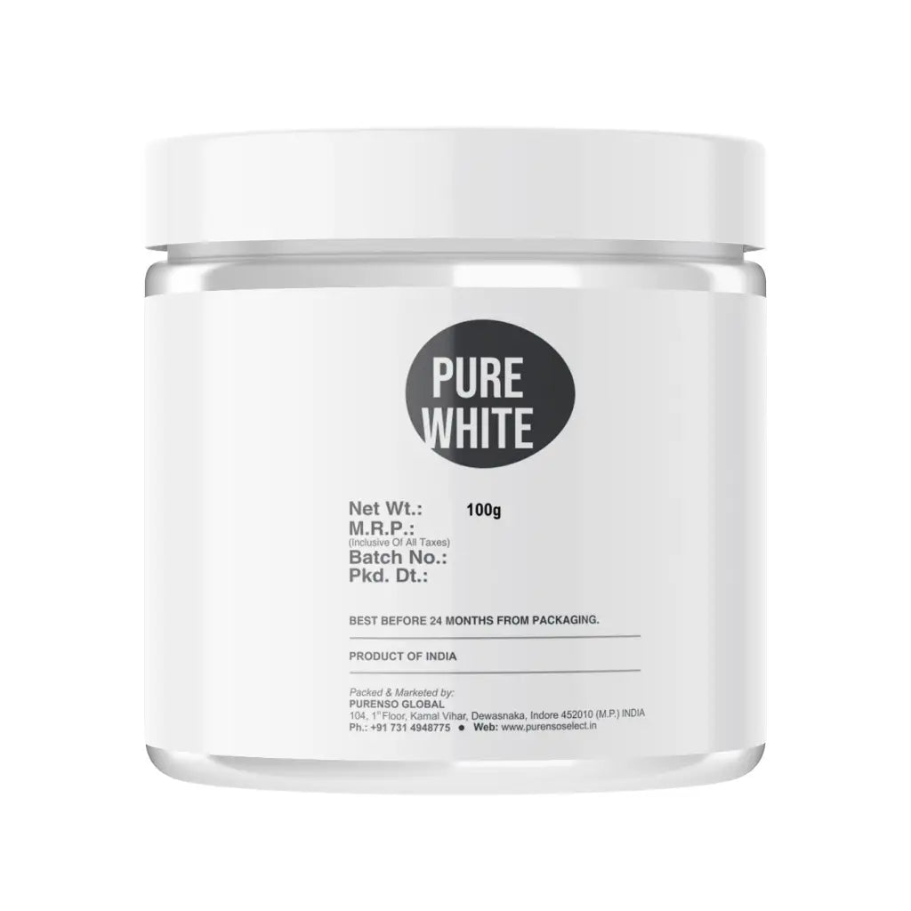 Buy Online Pure White (For Lip, Eye & Personal Care Products) in India - Purenso Select