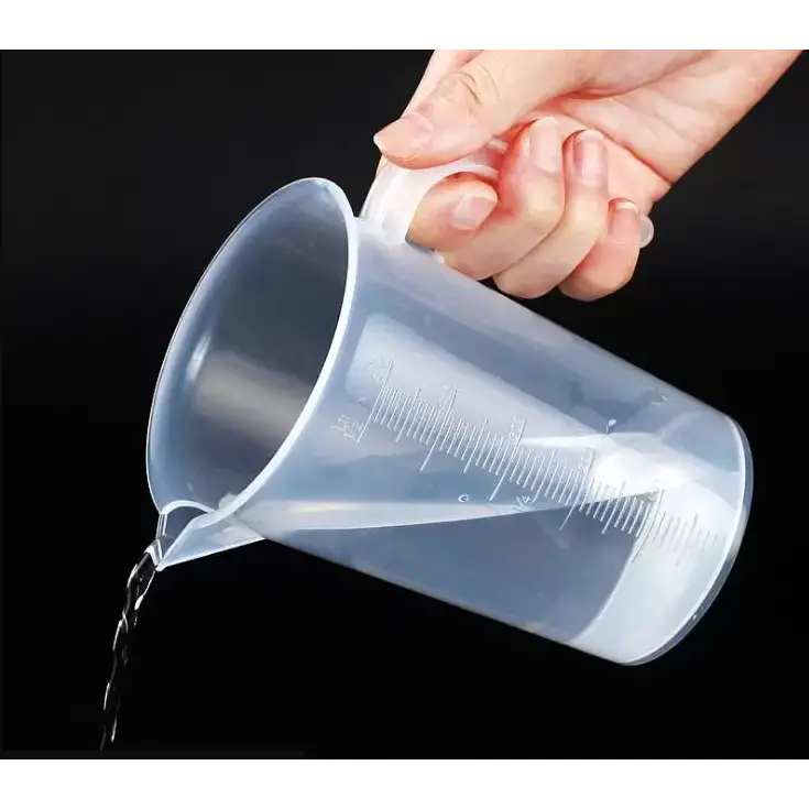 1pc 500ml Clear Measuring Cup, Simple Glass Liquid Measuring Cup