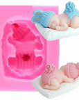 Silicone 3D Sleeping Baby Mould (PUR1015-25) - PurensoSelect