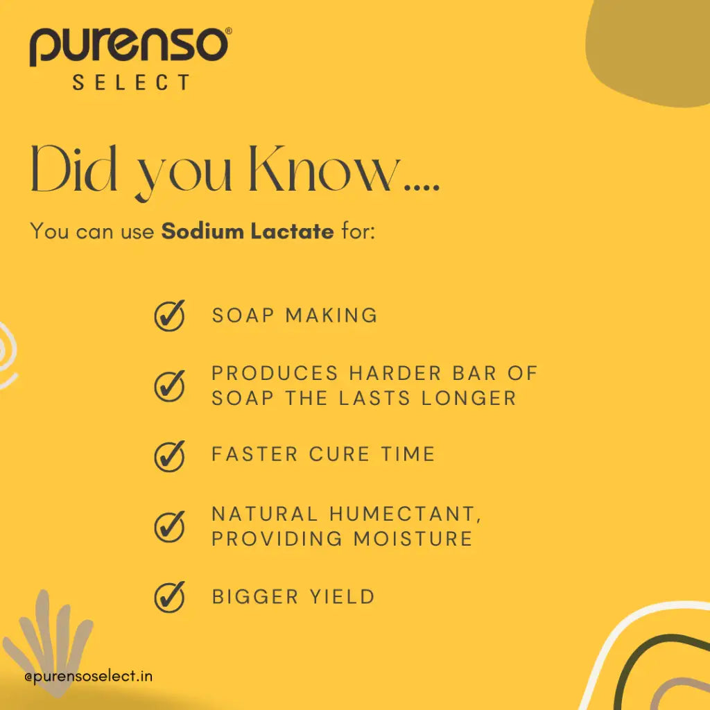 Buy Online Sodium Lactate Liquid in India - Purenso Select