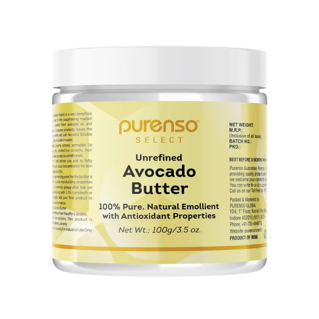 Unrefined Avocado Butter - PurensoSelect