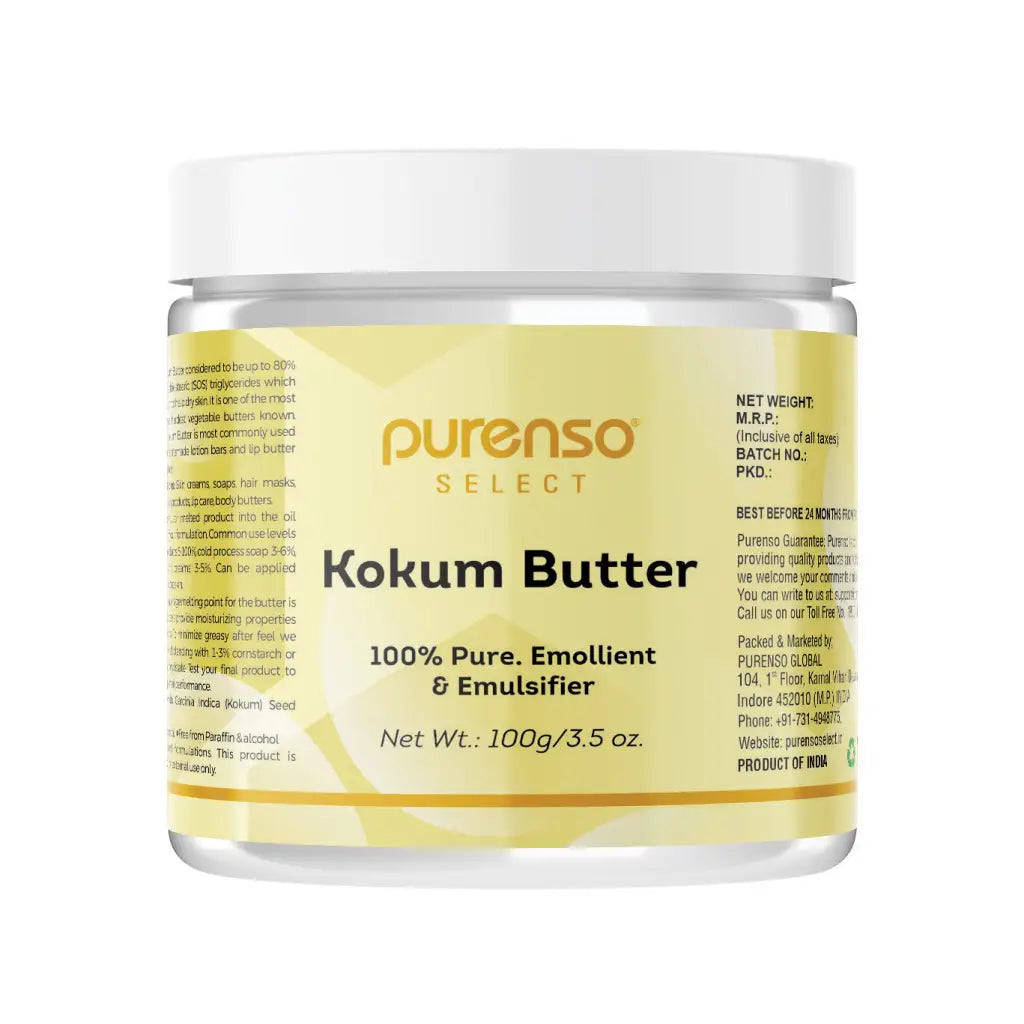 Unrefined Kokum Butter - PurensoSelect