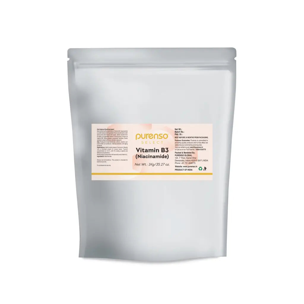 Buy Online Vitamin B3 - Niacinamide Powder in India - Purenso Select
