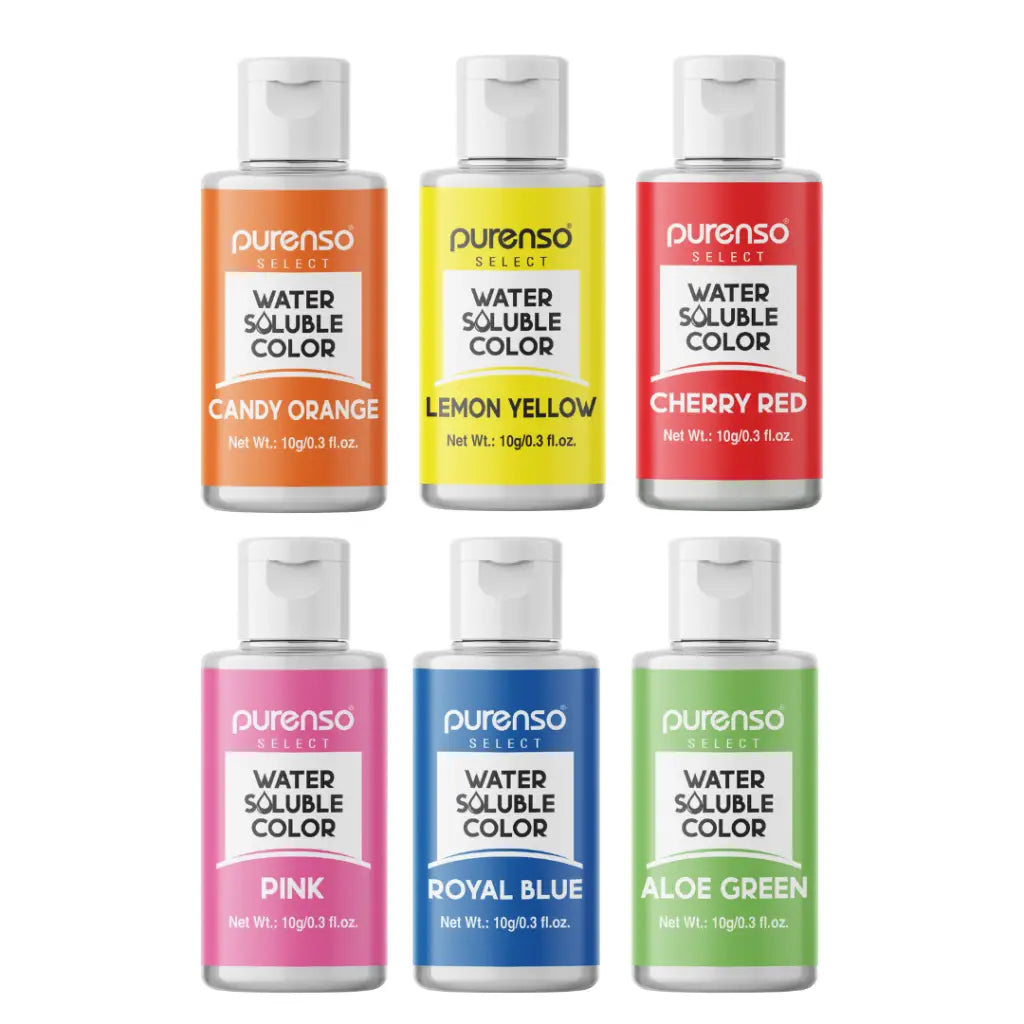 Water Soluble Color - Set of 6 Pcs - Purenso Select