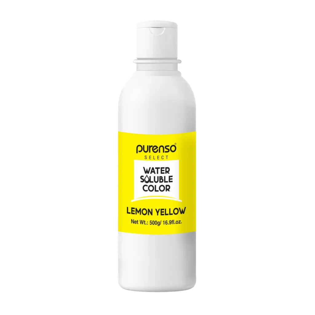 Water Soluble Liquid Colors - Lemon Yellow - 500g -
