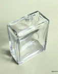 100ml Victor Rectangle Clear Empty Glass Perfume Bottle FEA 15 Crimp Neck