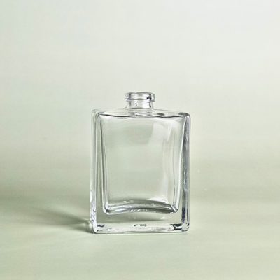 30ml Victor Rectangle Clear Empty Glass Perfume Bottle FEA 15 Crimp Neck