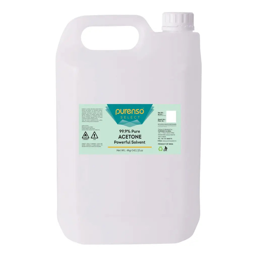 99.5% Acetone Liquid - 4Kg - Additives