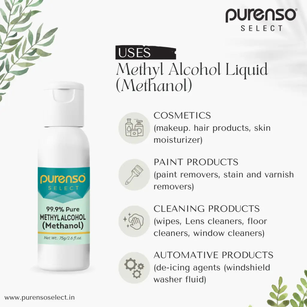 99% Methyl Alcohol Liquid (Methanol) - Additives