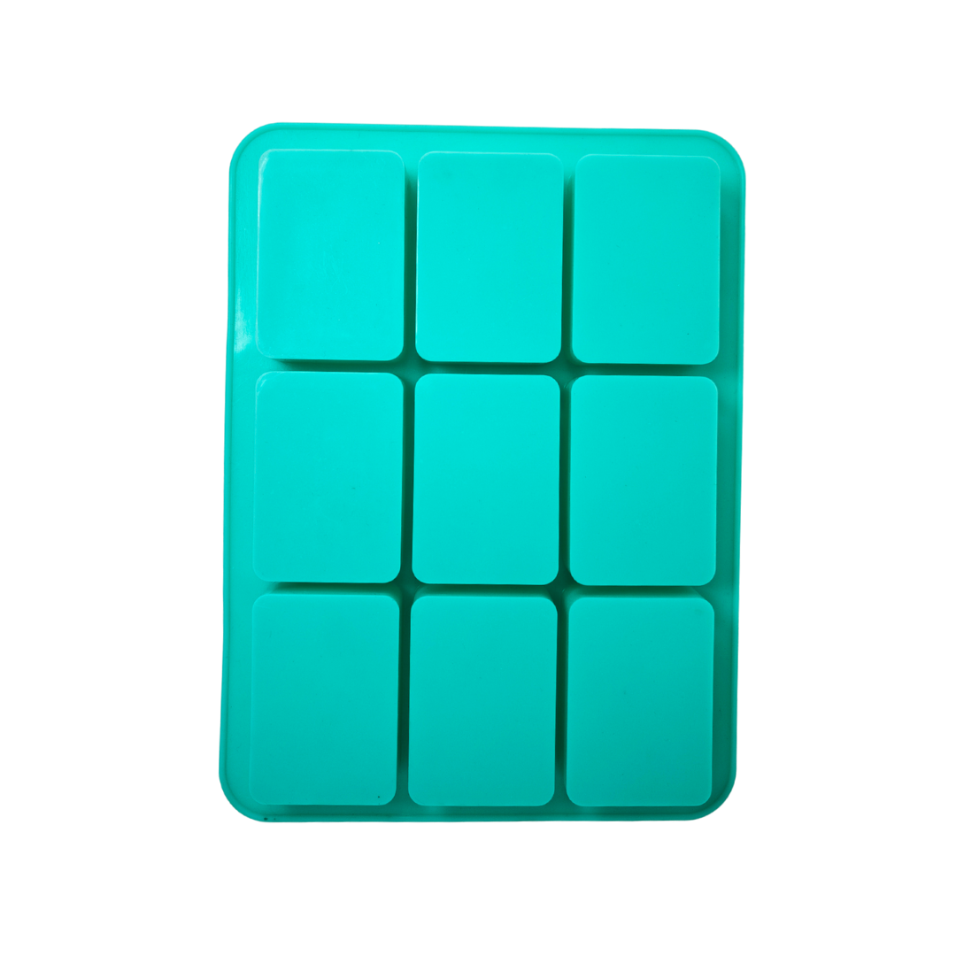 9 Cavities Rectangle Silicone Mould (PUR1015-88)