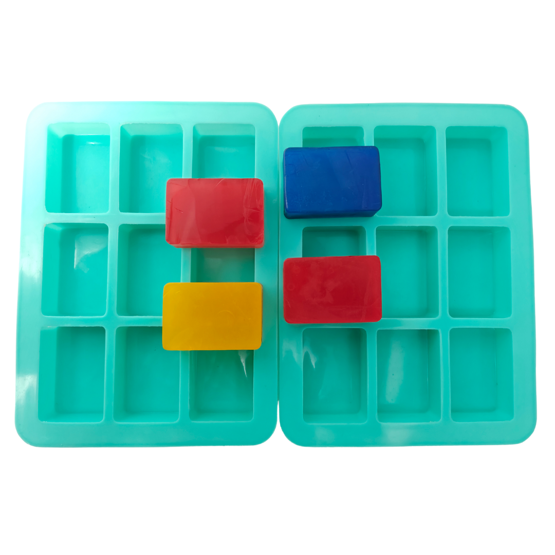 9 Cavities Rectangle Silicone Mould (PUR1015-88)