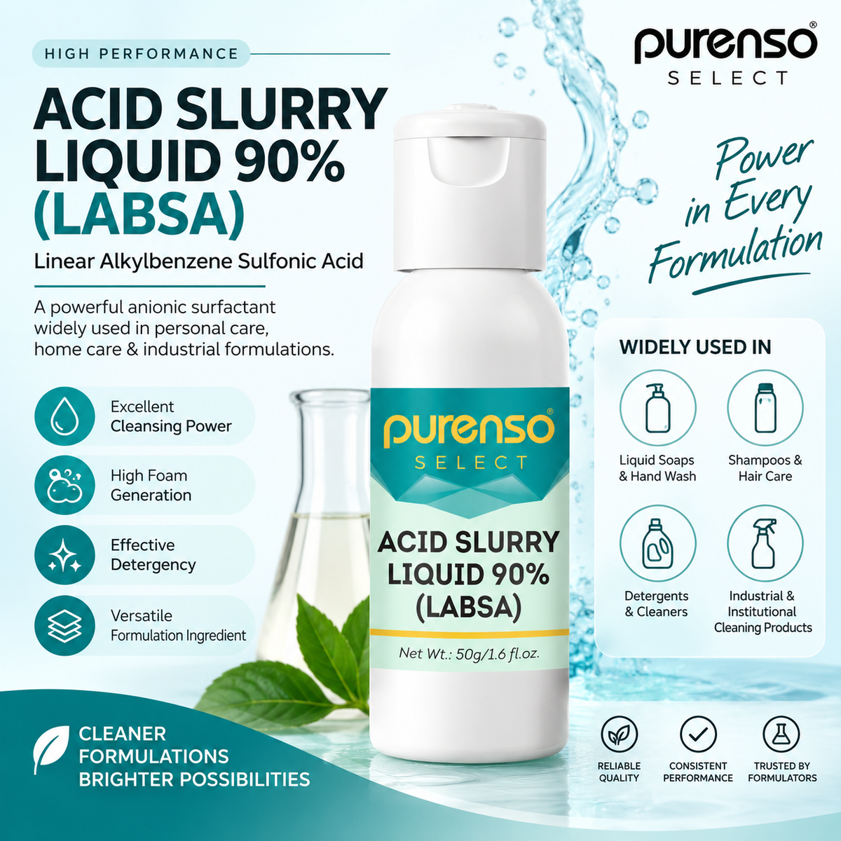 Acid Slurry Liquid 90% (Labsa)